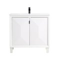 Manhattan Comfort Modern Vanity with Sink for Bathroom and Sink Use VS-3603-WH